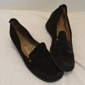 Anyi Lu Women's Size 8 Black Flats Comfortable Slip-On Design